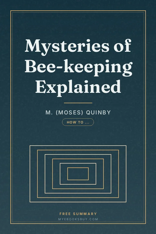 Cover of Mysteries of Bee-keeping Explained