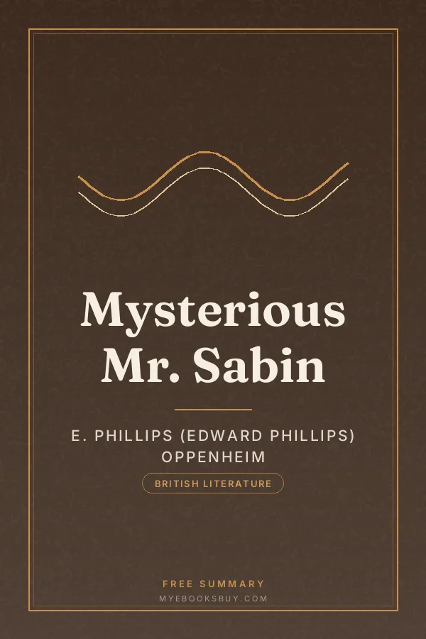 Cover of Mysterious Mr. Sabin