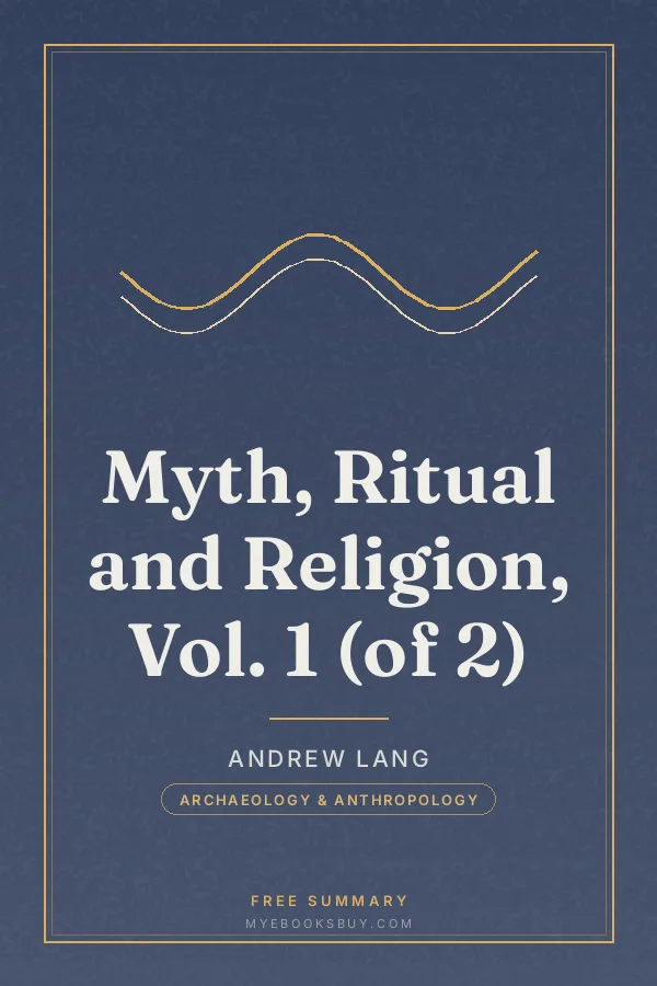 Cover of Myth, Ritual and Religion, Vol. 1 (of 2)