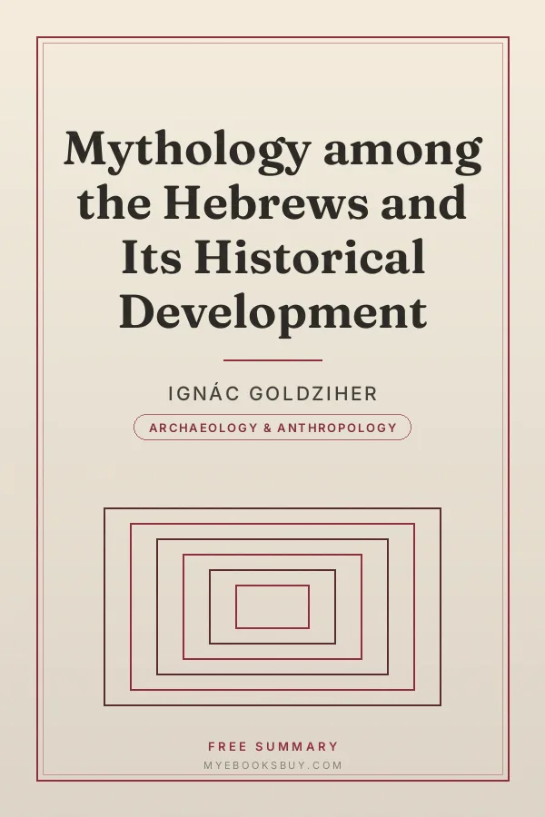 Cover of Mythology among the Hebrews and Its Historical Development