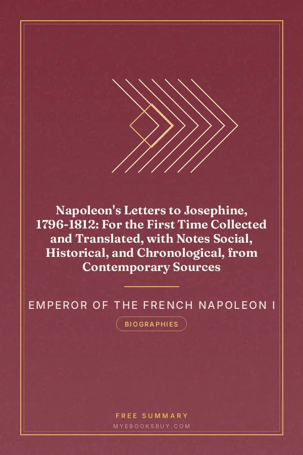 Cover of Napoleon's Letters to Josephine, 1796-1812: For the First Time Collected and Translated, with Notes Social, Historical, and Chronological, from Contemporary Sources