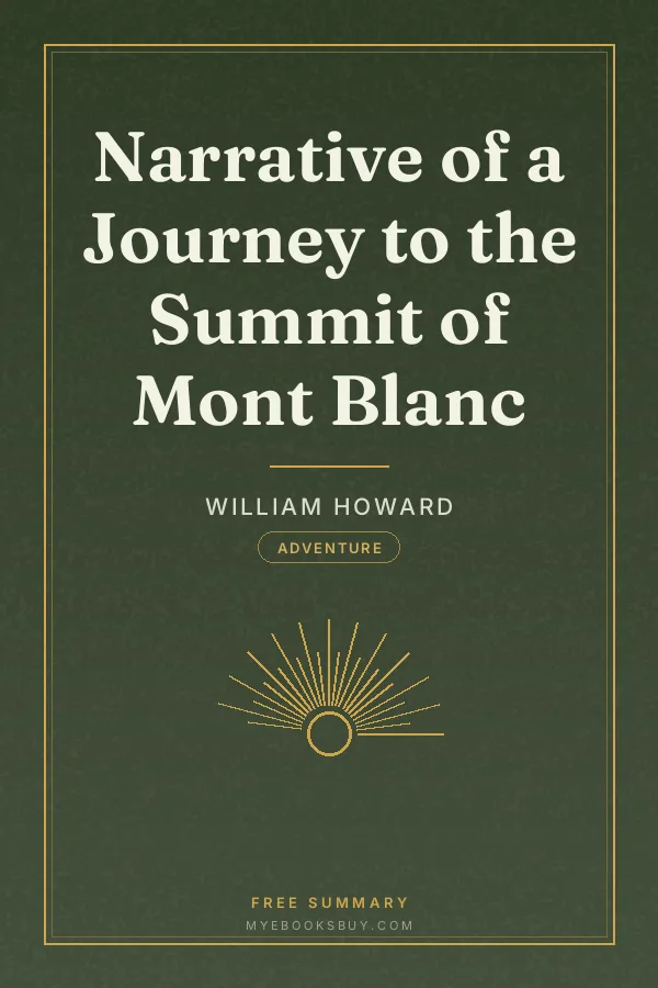 Cover of Narrative of a Journey to the Summit of Mont Blanc