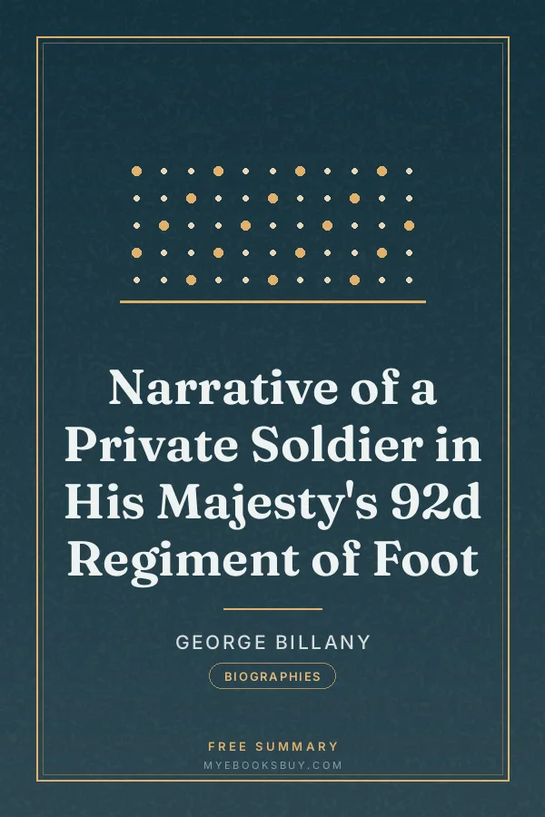 Cover of Narrative of a Private Soldier in His Majesty's 92d Regiment of Foot