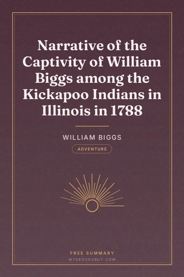 Cover of Narrative of the Captivity of William Biggs among the Kickapoo Indians in Illinois in 1788
