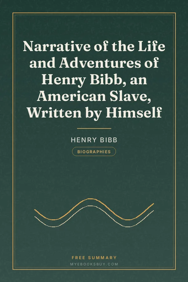 Cover of Narrative of the Life and Adventures of Henry Bibb, an American Slave, Written by Himself