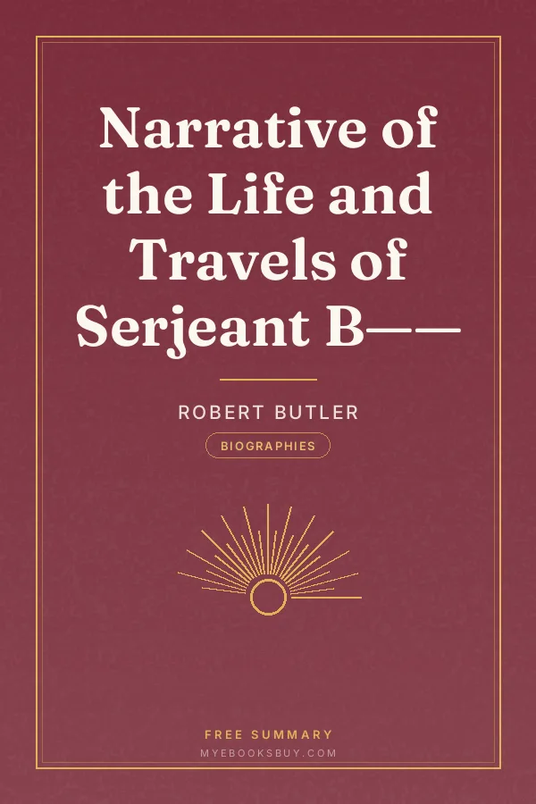 Cover of Narrative of the Life and Travels of Serjeant B——
