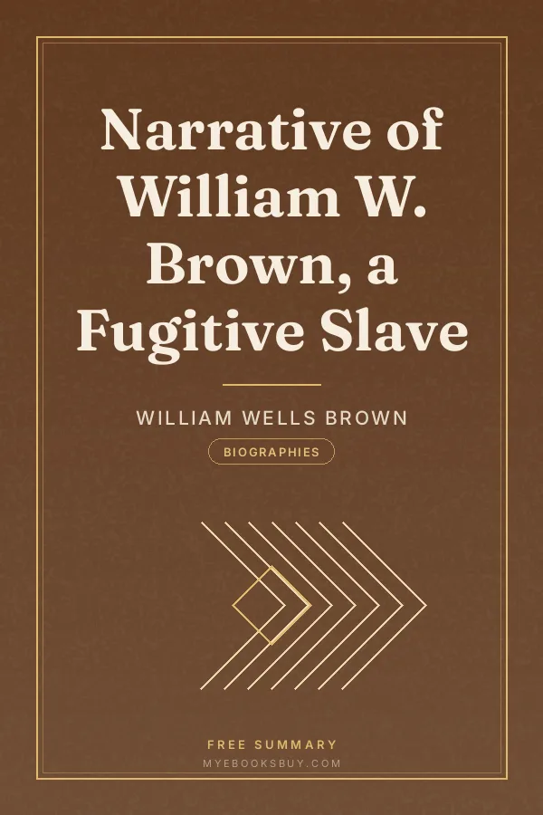 Cover of Narrative of William W. Brown, a Fugitive Slave