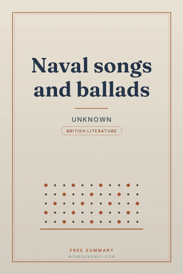 Cover of Naval songs and ballads