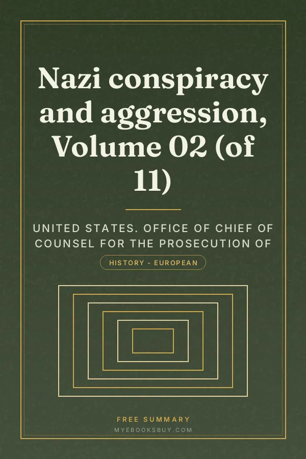 Cover of Nazi conspiracy and aggression, Volume 02 (of 11)