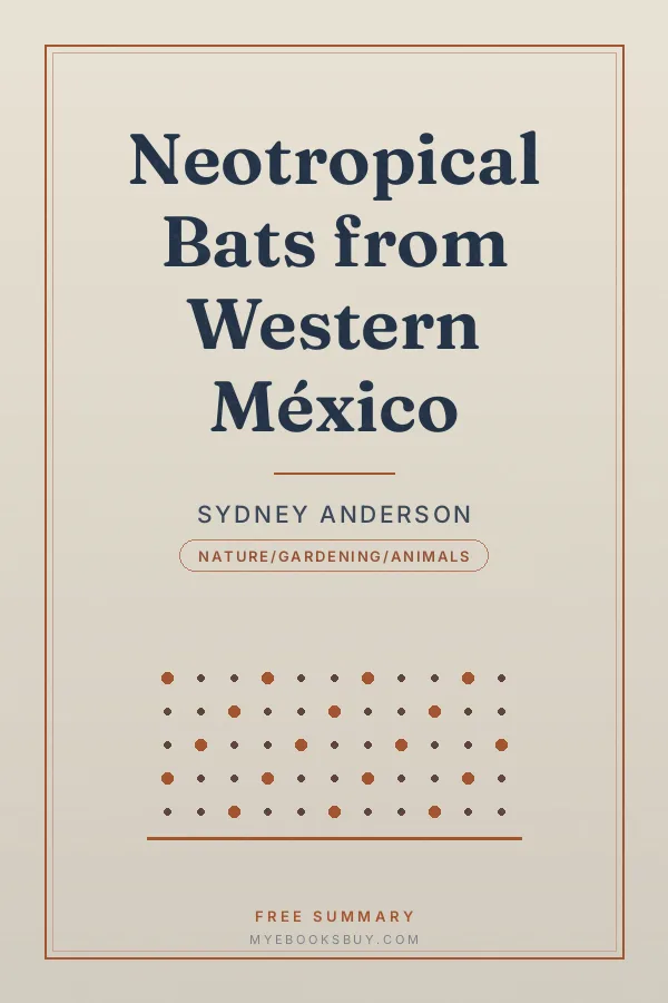 Cover of Neotropical Bats from Western México