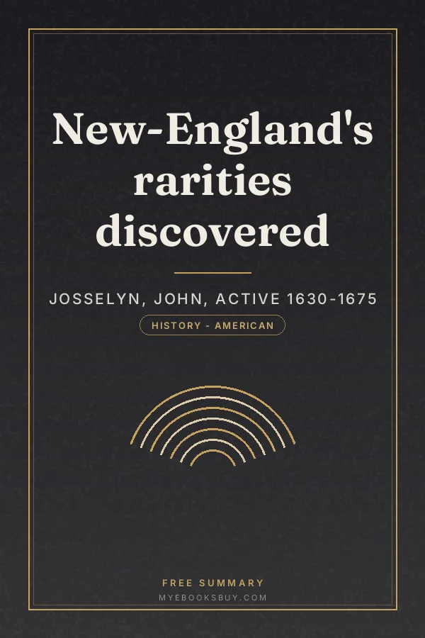 Cover of New-England's rarities discovered