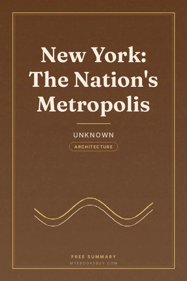 Cover of New York: The Nation's Metropolis
