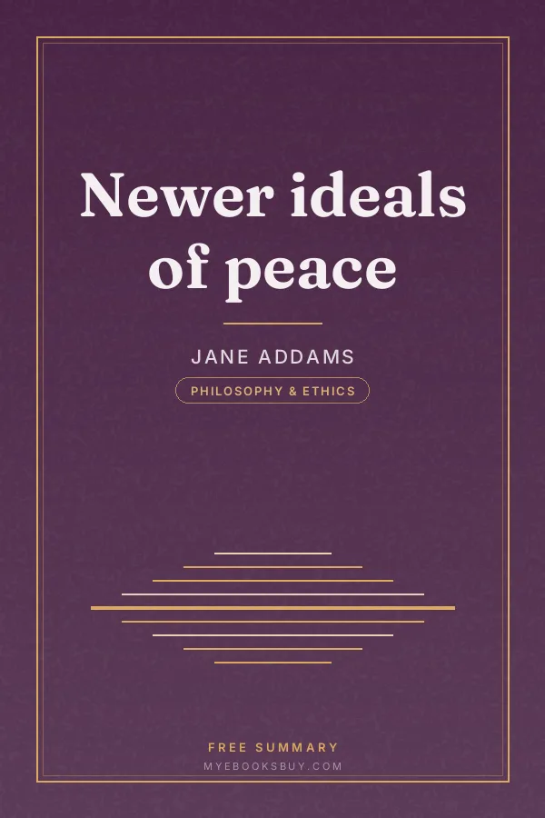 Cover of Newer ideals of peace