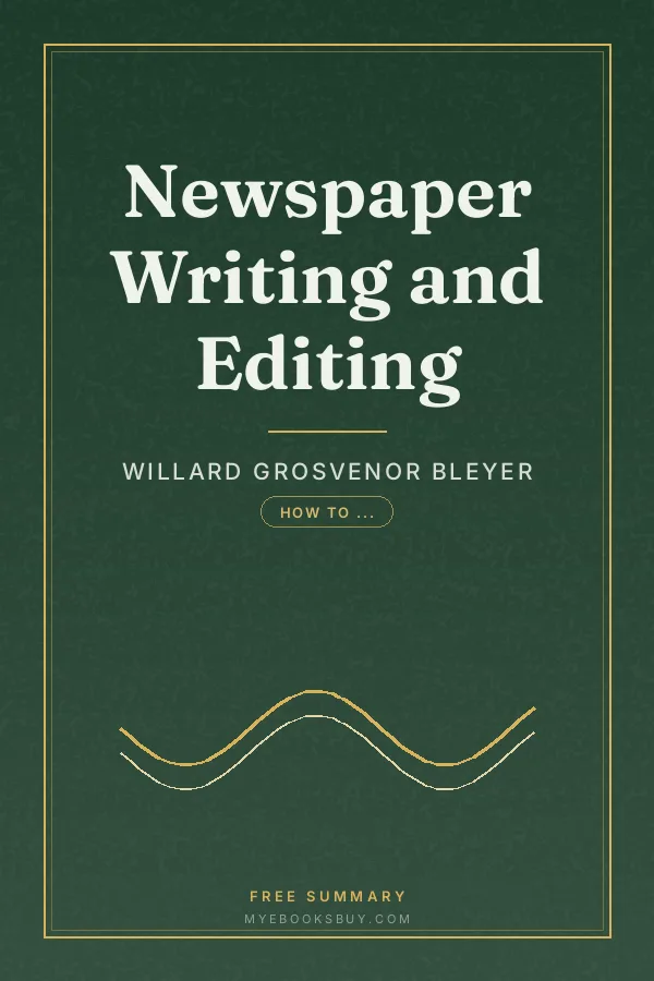 Cover of Newspaper Writing and Editing