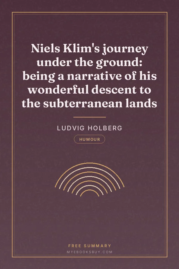 Cover of Niels Klim's journey under the ground: being a narrative of his wonderful descent to the subterranean lands