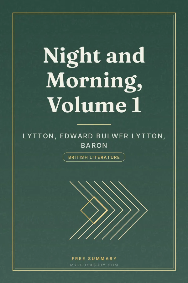 Cover of Night and Morning, Volume 1