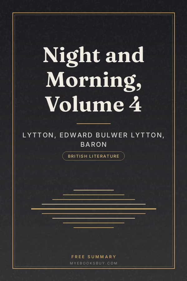 Cover of Night and Morning, Volume 4