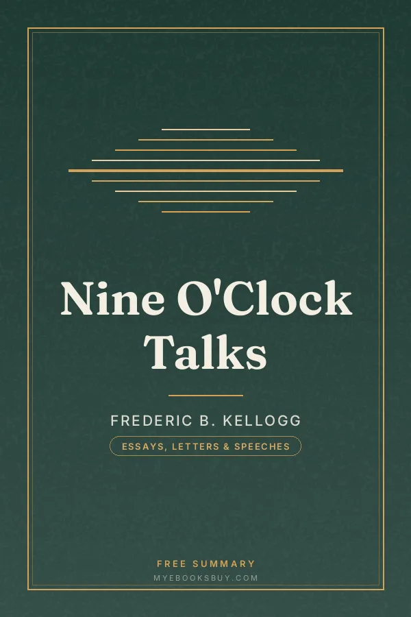 Cover of Nine O'Clock Talks