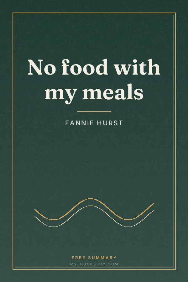 Cover of No food with my meals