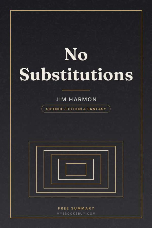 Cover of No Substitutions