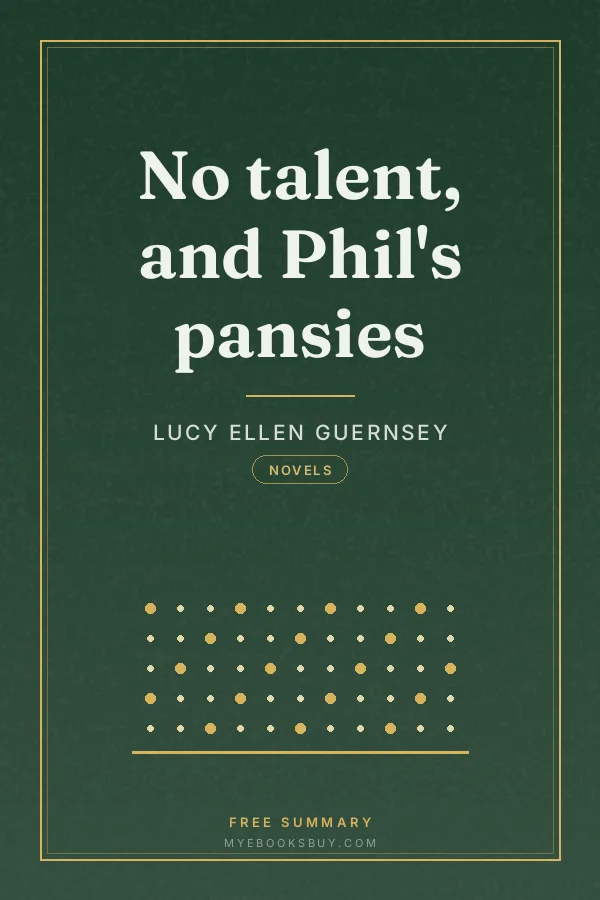 Cover of No talent, and Phil's pansies