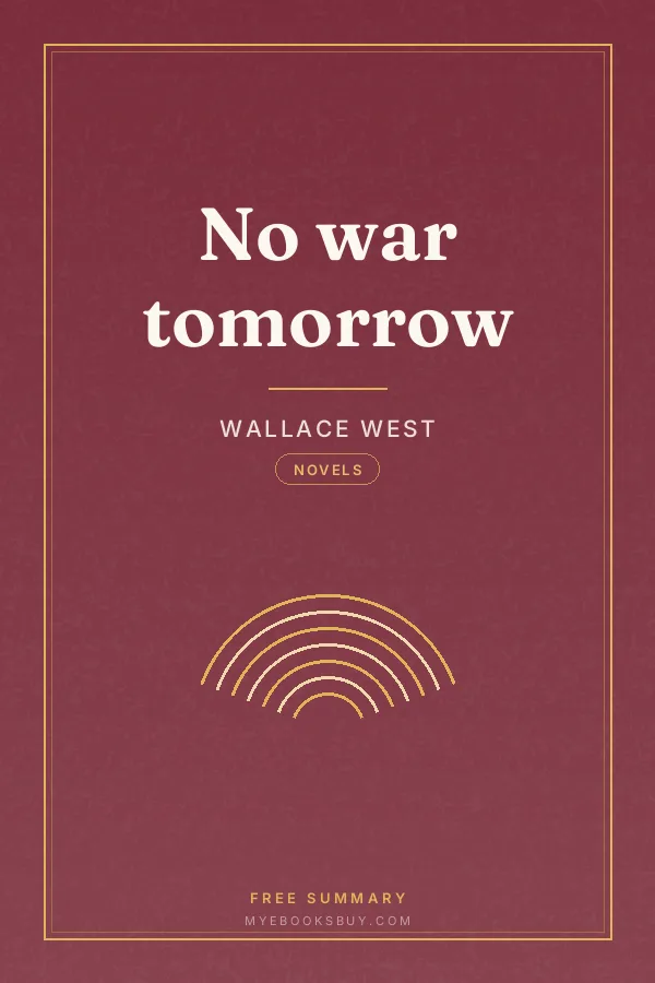 Cover of No war tomorrow