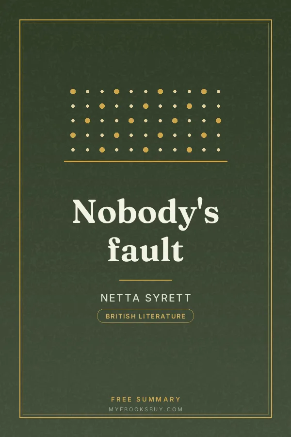 Cover of Nobody's fault
