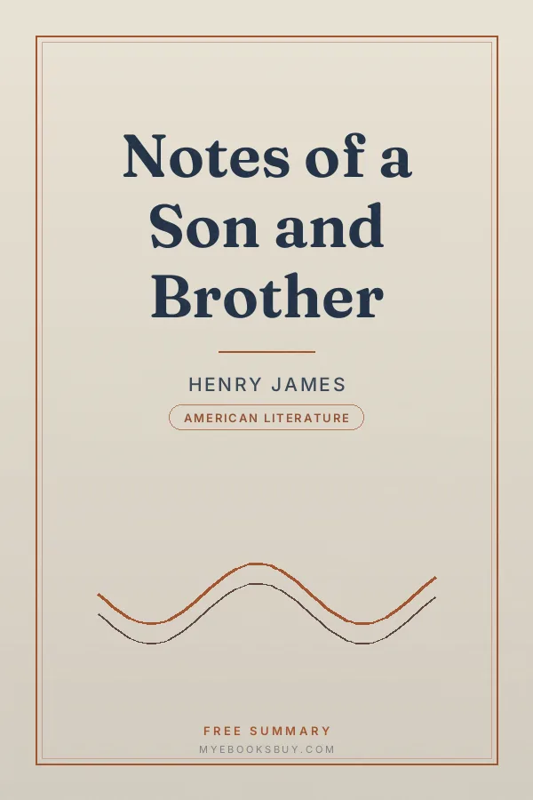 Cover of Notes of a Son and Brother