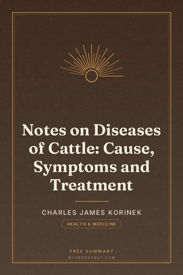 Cover of Notes on Diseases of Cattle: Cause, Symptoms and Treatment