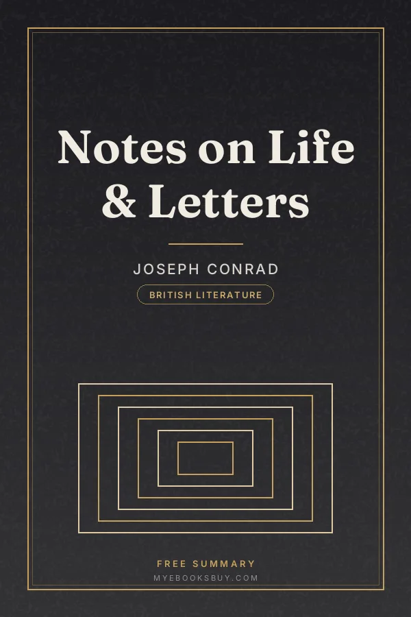 Cover of Notes on Life & Letters