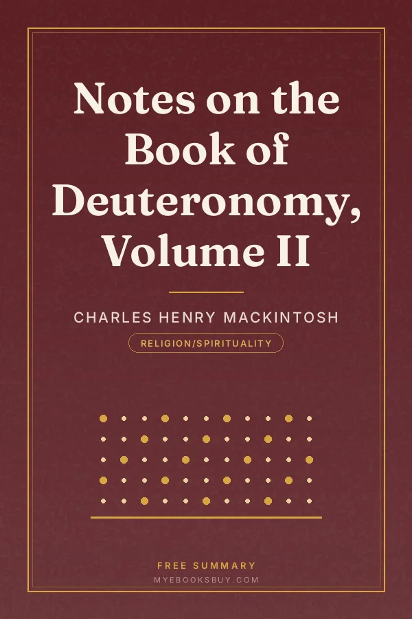 Cover of Notes on the Book of Deuteronomy, Volume II