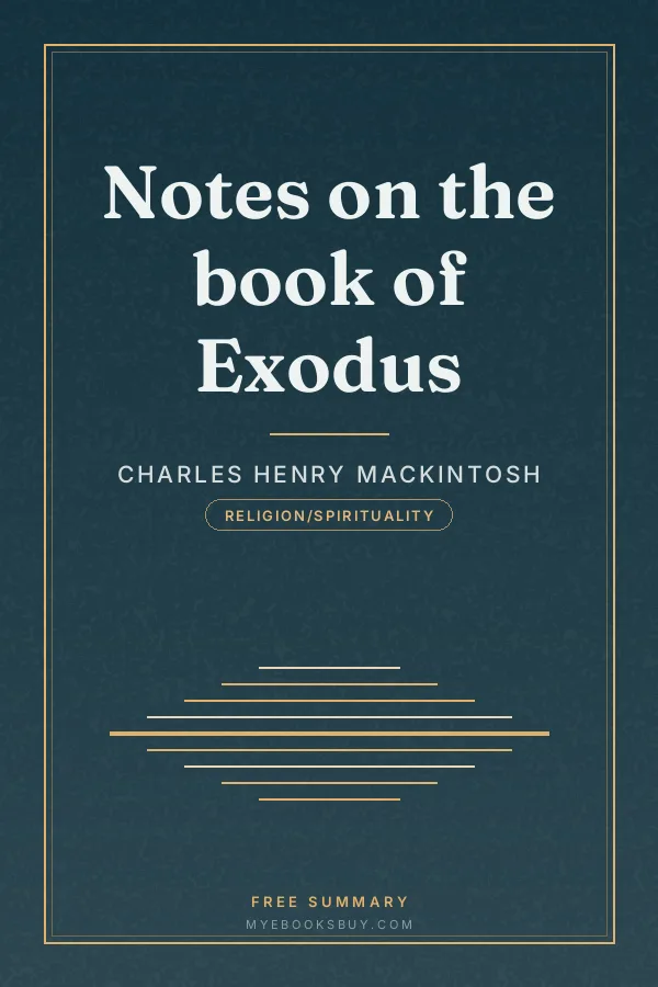 Cover of Notes on the book of Exodus