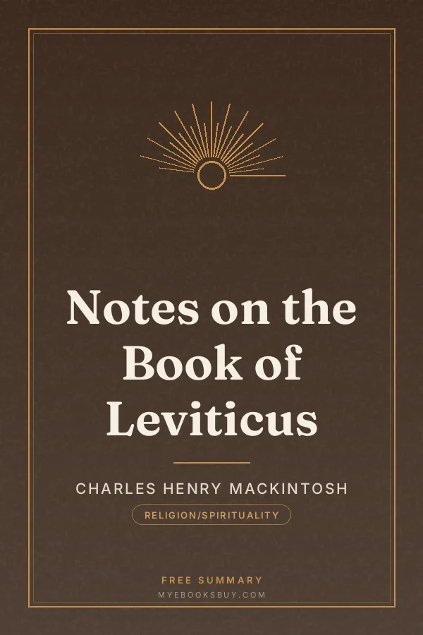 Cover of Notes on the Book of Leviticus
