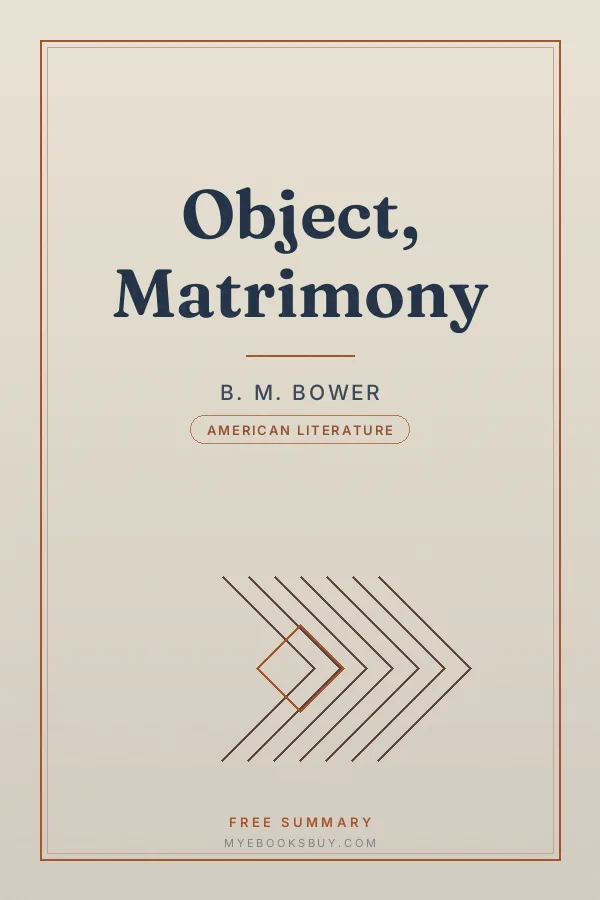 Cover of Object, Matrimony