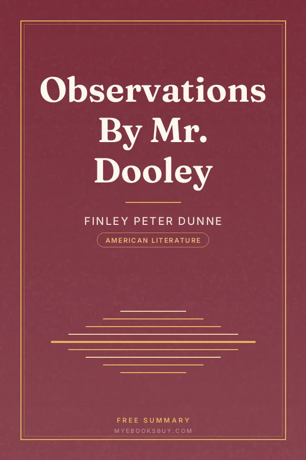 Cover of Observations By Mr. Dooley
