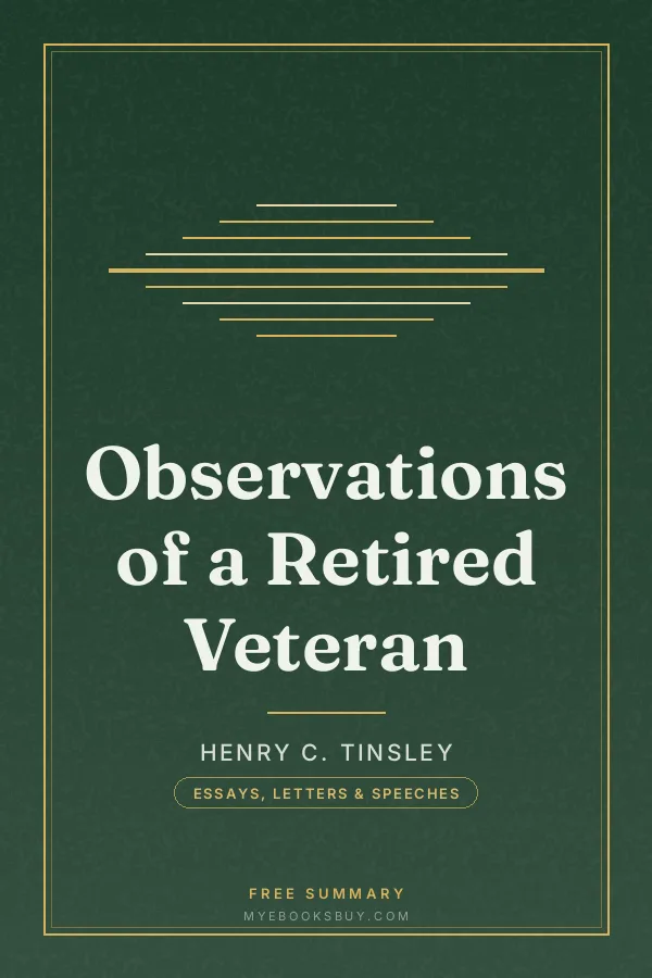 Cover of Observations of a Retired Veteran