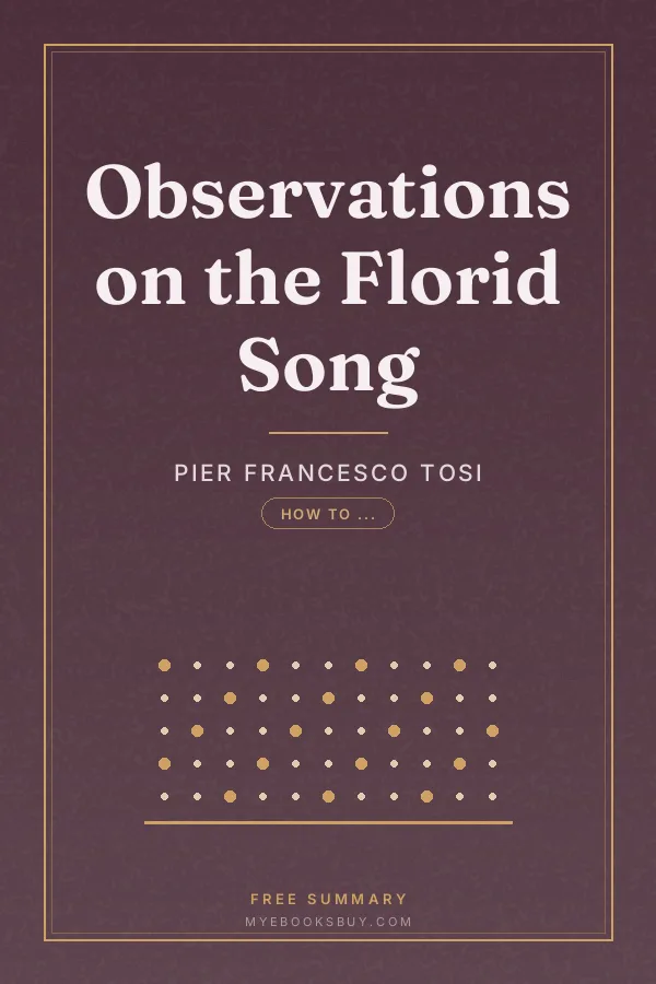 Cover of Observations on the Florid Song