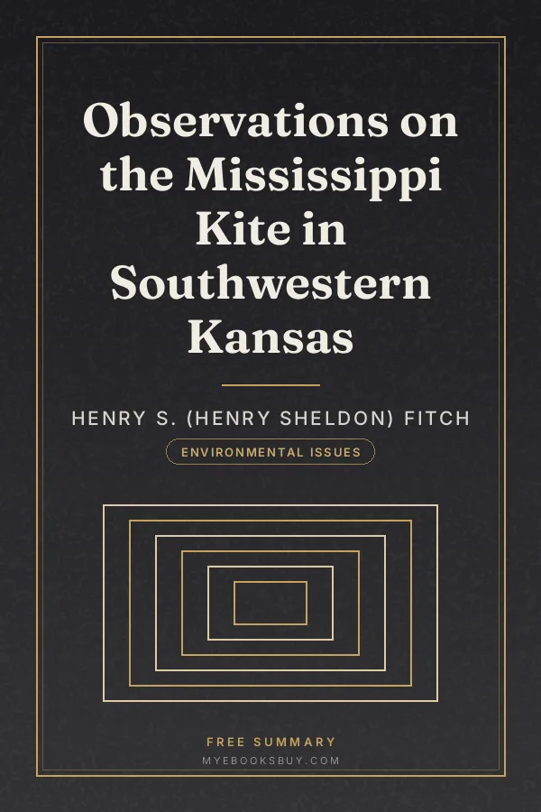 Cover of Observations on the Mississippi Kite in Southwestern Kansas