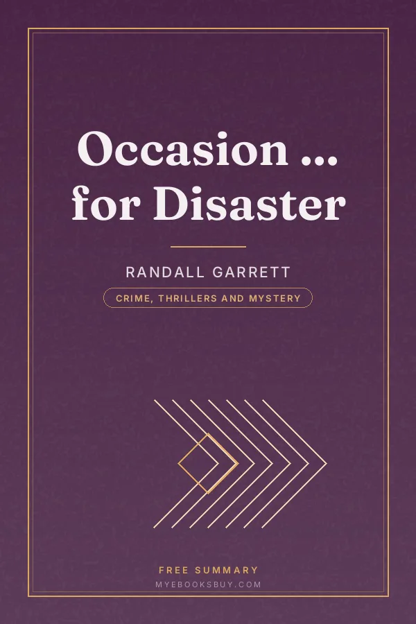 Cover of Occasion ... for Disaster