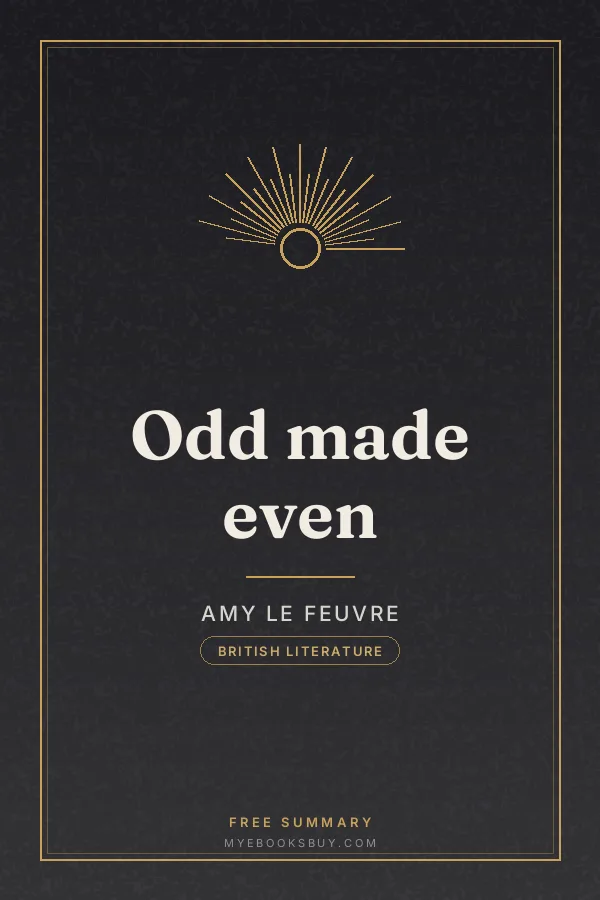 Cover of Odd made even