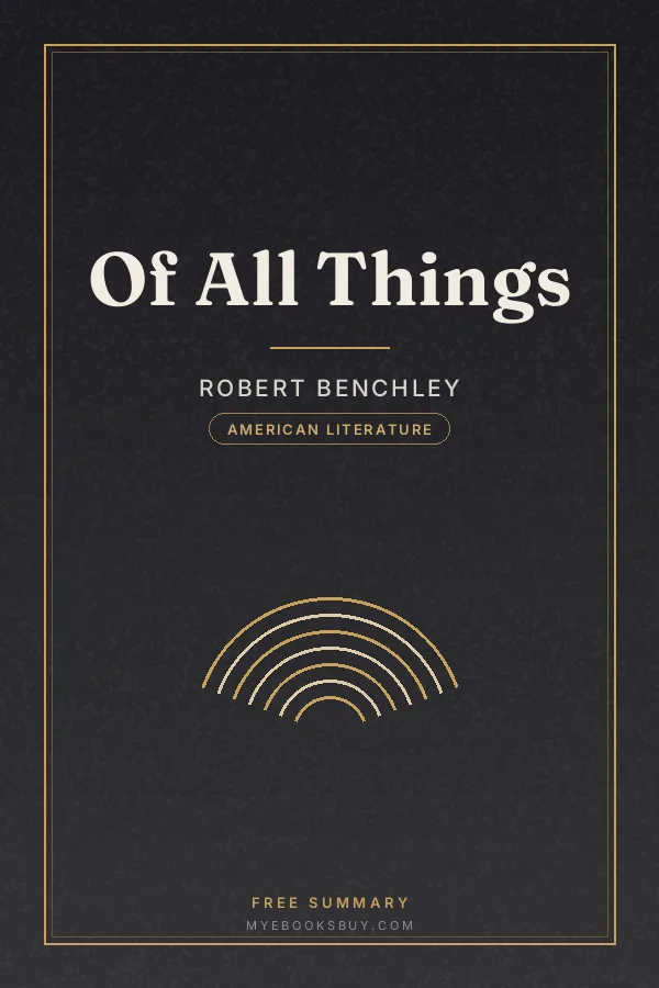 Cover of Of All Things
