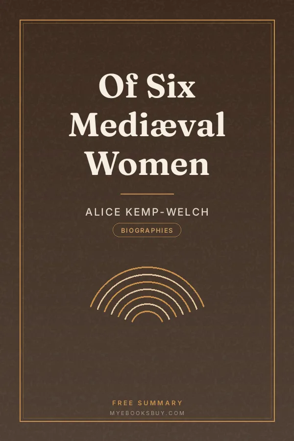 Cover of Of Six Mediæval Women