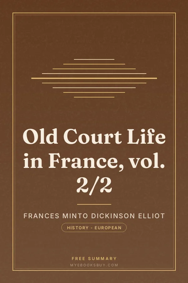 Cover of Old Court Life in France, vol. 2/2
