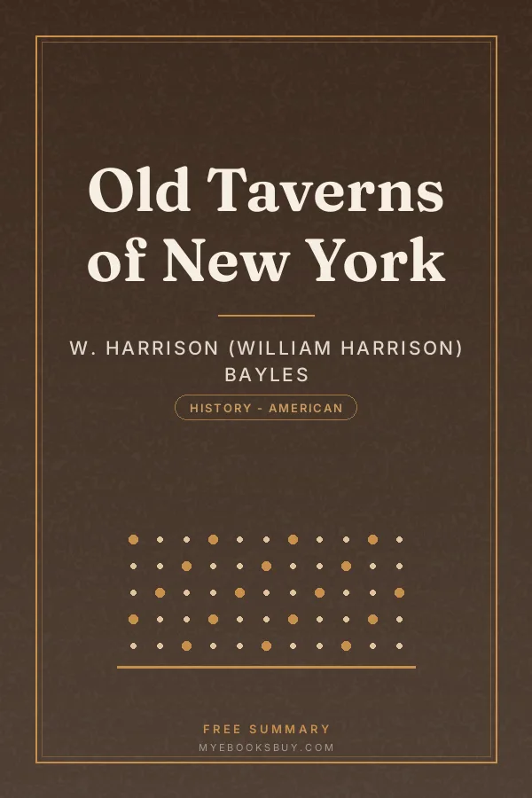 Cover of Old Taverns of New York