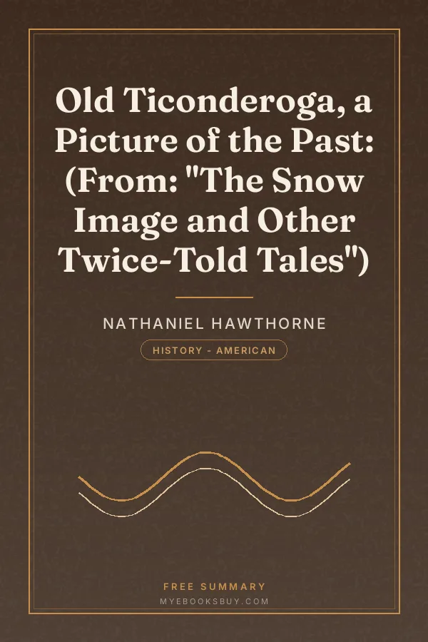 Cover of Old Ticonderoga, a Picture of the Past: (From: "The Snow Image and Other Twice-Told Tales")