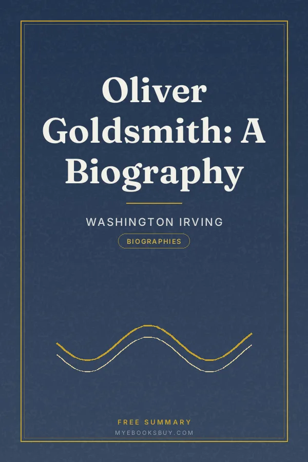 Cover of Oliver Goldsmith: A Biography