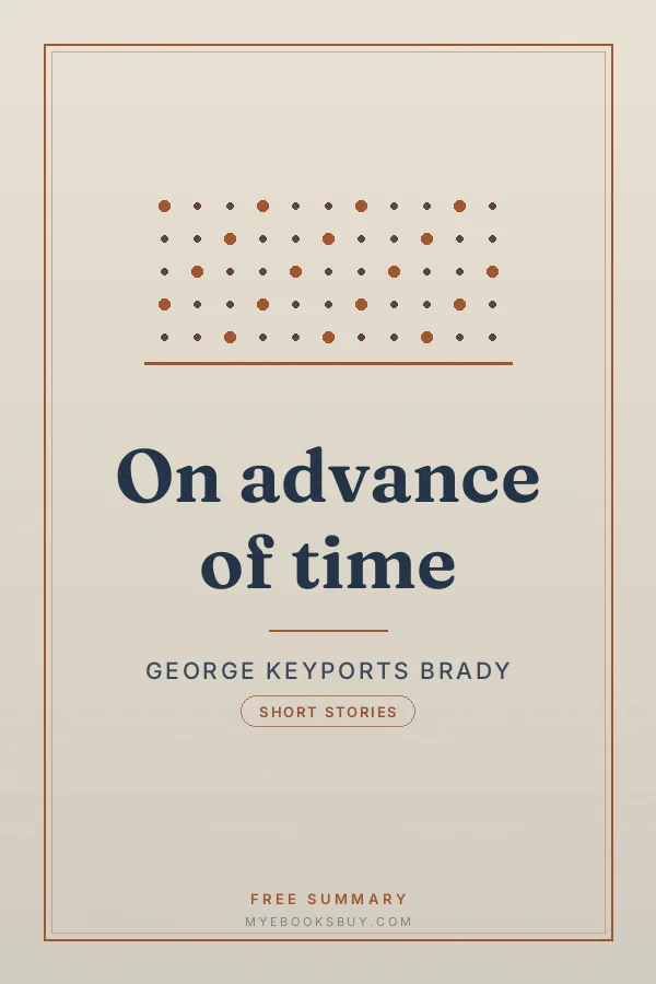 Cover of On advance of time
