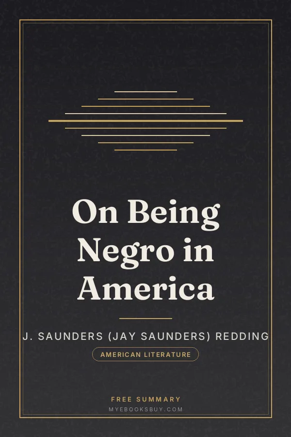 Cover of On Being Negro in America