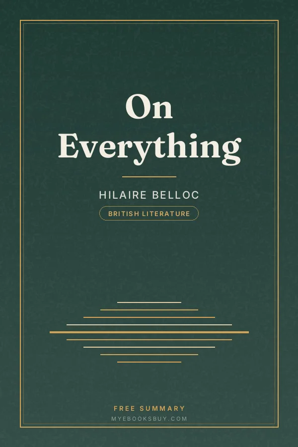 Cover of On Everything