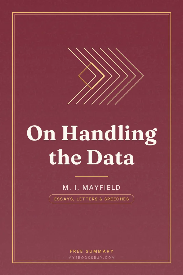 Cover of On Handling the Data